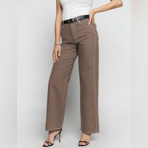 Cowboy High Rise Wide Leg Jeans - Size 28 NWT